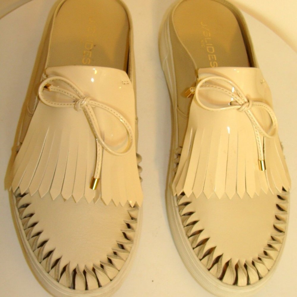 J/SLIDES AMORA WOMENS BEIGE SHOES SLIDES SIZE 10M